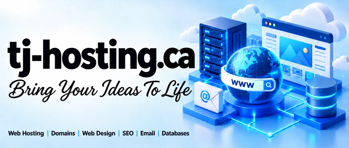tj-hosting.ca — Оживејте ги вашите идеи. Веб-хостинг, домени, веб-дизајн, SEO, е-пошта и бази на податоци.