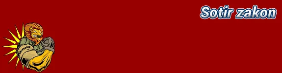 Sotir zakon — title banner with a cartoon character