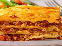 Lasagne with minced meat